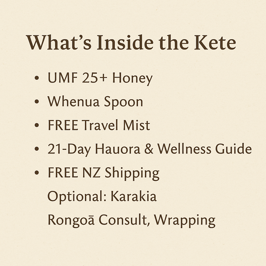 🌿 UMF 25+ Mānuka Healing Kete – Christmas Edition (Limited Release)