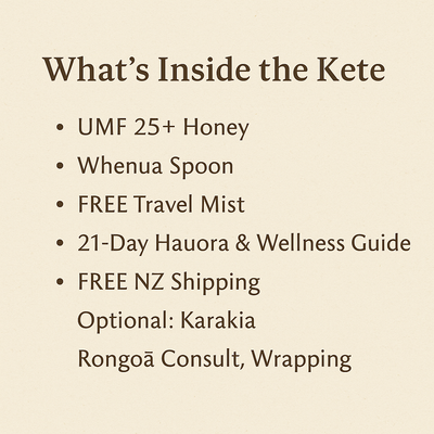🌿 UMF 25+ Mānuka Healing Kete – Christmas Edition (Limited Release)