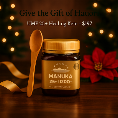 🌿 UMF 25+ Mānuka Healing Kete – Christmas Edition (Limited Release)