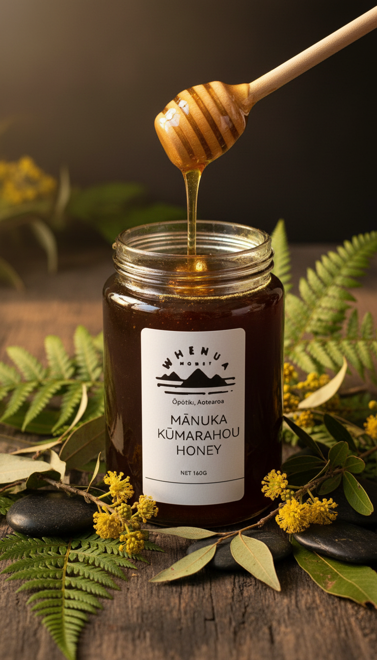 Mānuka Kūmarahou Honey Lifestyle - Dark Amber Jar