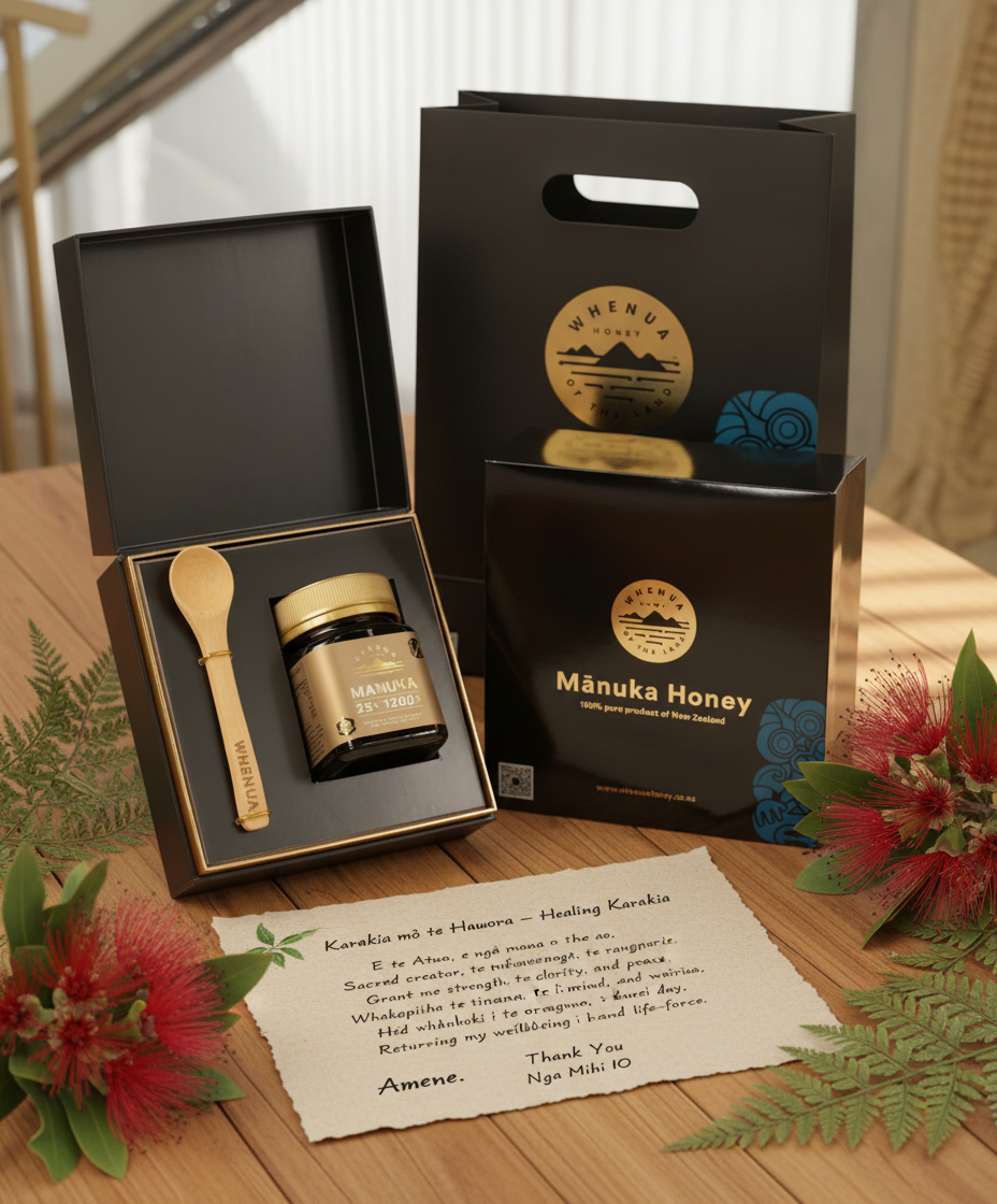 Styled Scene - Healing Karakia with Whenua Honey Gift Set