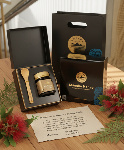 Styled Scene - Healing Karakia with Whenua Honey Gift Set